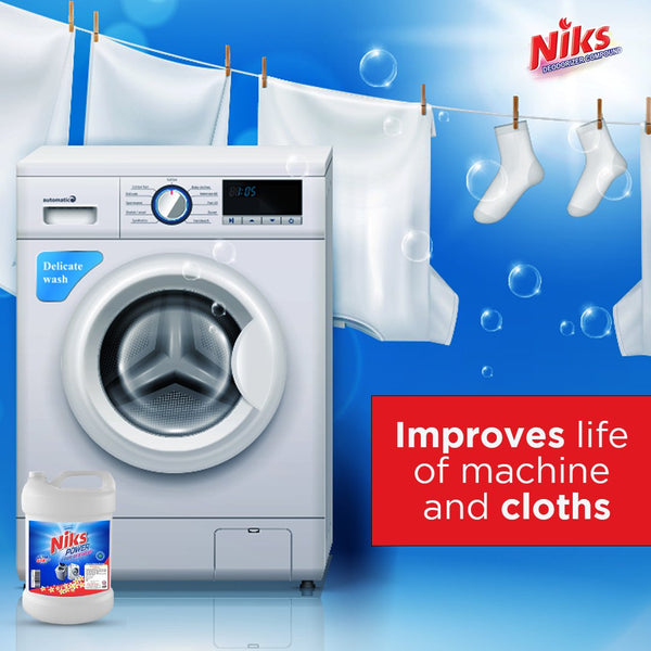 Niks Power Detergent Liquid 5L – Top & Front Load