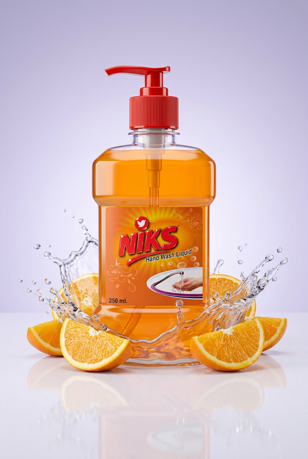 Niks Hand Wash 250ml Orange