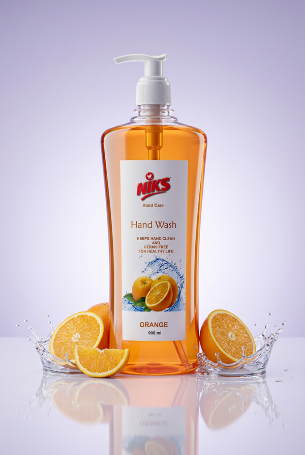 Niks Hand Wash 900ml Orange