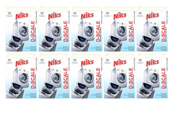 Niks Washing Machine Descaling Powder – 100g x 10
