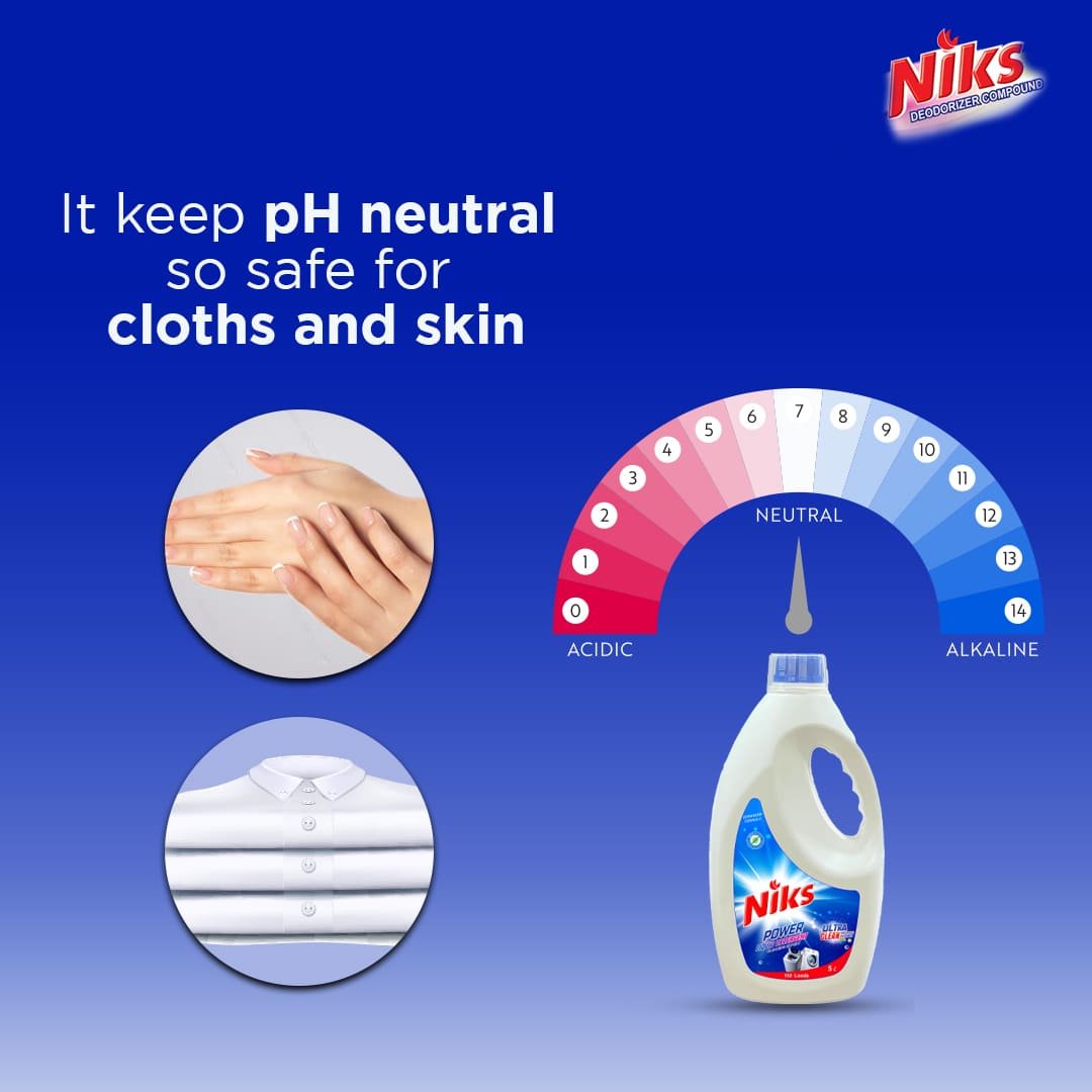 Niks Detergent Matic Liquid 5L – No Soda, No Salt, pH Neutral