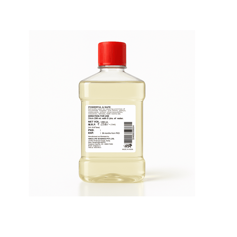 Niks White Phenyl Concentrate 250ml – Makes 5 Litres