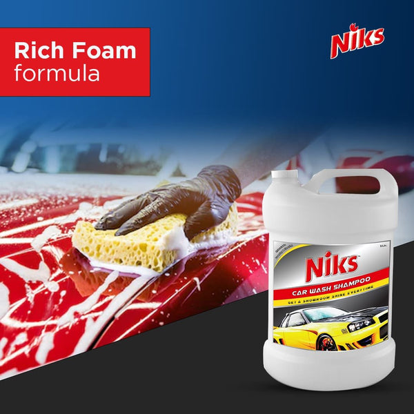 Niks Car Wash Shampoo 5L – Blossom