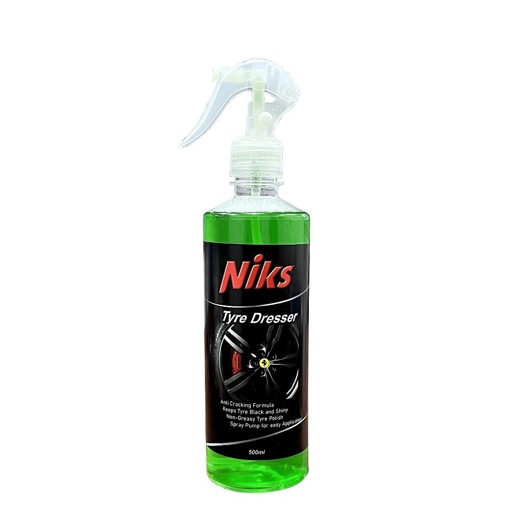 Niks Tyre Dresser & Shiner Spray 500ml – Non-Greasy