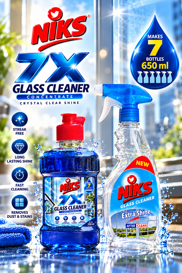 NIKS 7X concentrate with 650ml spray bottle
