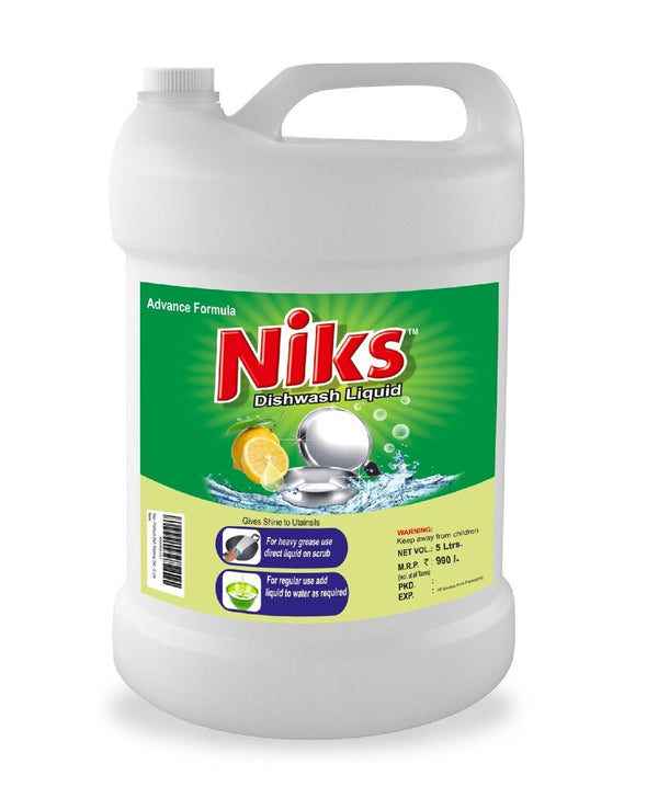 Niks Dish Wash Gold 5L – Ultra Shine Refill Pack