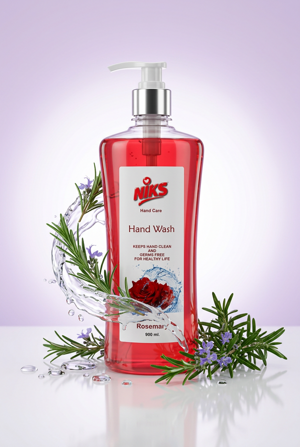 Niks Hand Wash 900ml Rosemary
