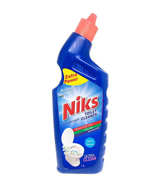 Buy Niks Toilet Cleaner 1 Liter ( Pack of 2) added camphor . Ultra